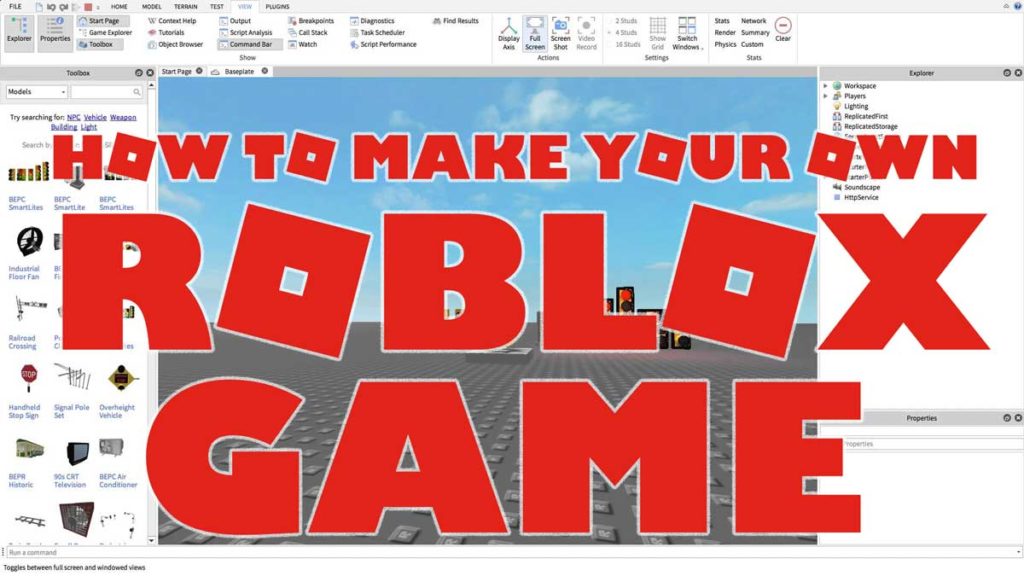 Create Roblox Game