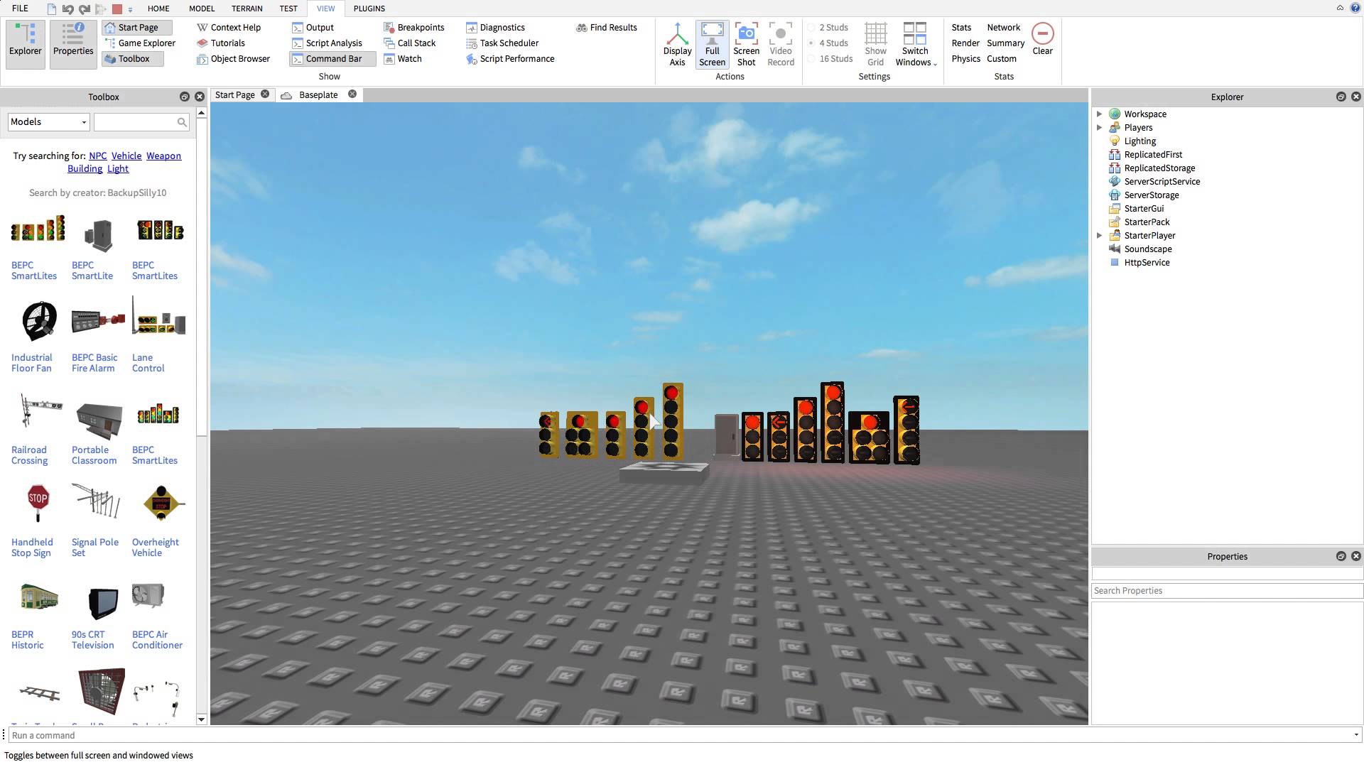 Roblox Studio Screenshot